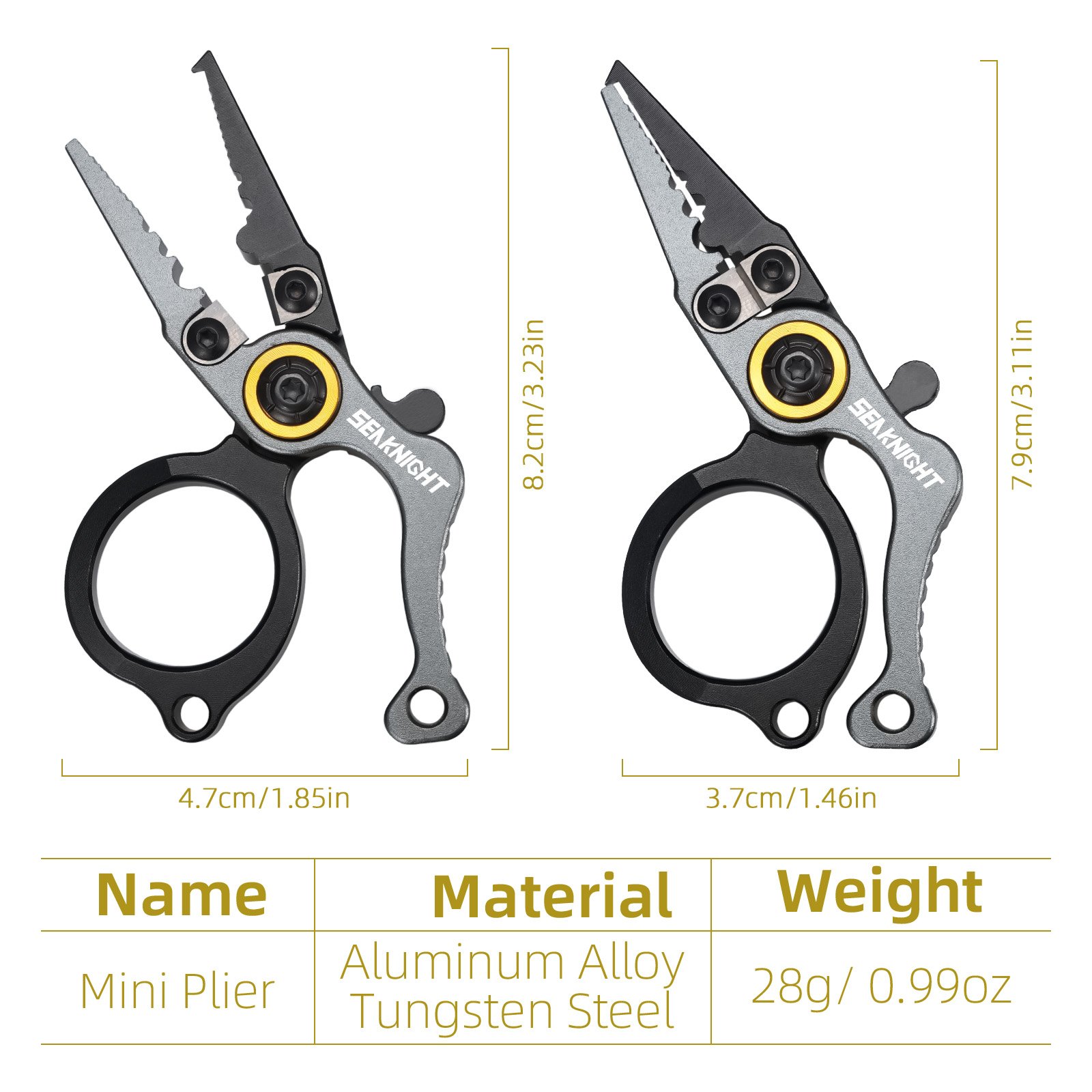 Pinze da pesca SeaKnight, mode - Fishing Hook Size recensione e prezzo