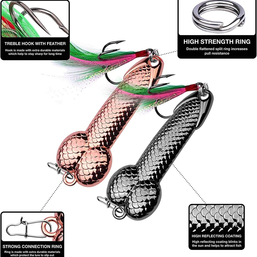 Esca da pesca in metallo dalla - Fishing Hook Treble recensione e prezzo